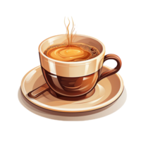 Coffee Cup Artistry, AI generated png