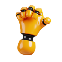 Cyborg arm icon isolated. AI support and artificial intelligence technology concept. 3D Render illustration. png