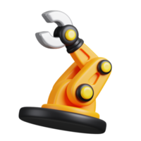 Roboter Chatbot Symbol isoliert. ai Unterstützung im Geschäft und künstlich Intelligenz Technologie Konzept. 3d machen Illustration. png