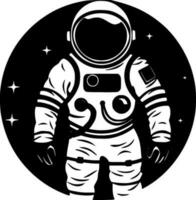 Astronaut, Minimalist and Simple Silhouette - Vector illustration