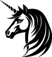 Unicorn, Minimalist and Simple Silhouette - Vector illustration