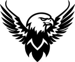 águila - minimalista y plano logo - vector ilustración