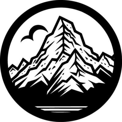 Mountains - High Quality Vector Logo - Vector illustration ideal for T-shirt graphic