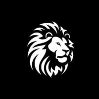 Lion, Minimalist and Simple Silhouette - Vector illustration