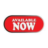 Available icon design vector