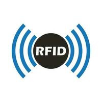 Radio Frequency Identification icon vector
