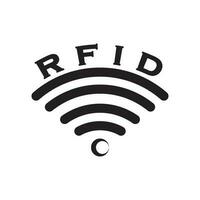 Radio Frequency Identification icon vector