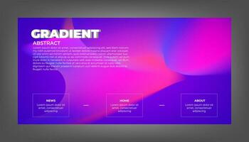 Modern Background Design with Gradient and Grain Texture. Minimalist Gradient Background with geometric shapes for Website design, landing page, wallpaper, banner, poster, flyer, and presentation vector