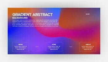 Modern Background Design with Gradient and Grain Texture. Minimalist Gradient Background with geometric shapes for Website design, landing page, wallpaper, banner, poster, flyer, and presentation vector