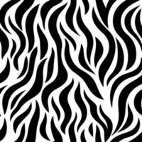 Black and white flat pattern vector