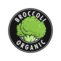 brócoli logo diseño en blanco antecedentes vector