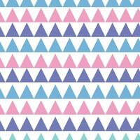 Geometric textile zigzag triangle seamless pattern in pastel colors. Background design texture. vector