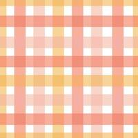 Cute coral orange color pattern plaid texture background seamless pattern. Background design texture. Coral colors, orange pastel. vector illustration. Tartan.