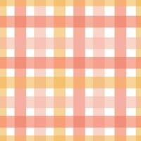 Cute coral orange color pattern plaid texture background seamless pattern. Background design texture. Coral colors, orange pastel. vector illustration. Tartan.