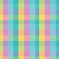 Pink yellow tosca tartan seamless pattern background from a variety squares vector