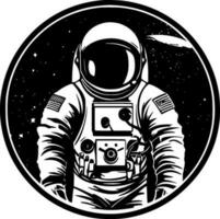 astronauta - alto calidad vector logo - vector ilustración ideal para camiseta gráfico