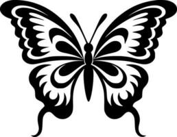 mariposa - minimalista y plano logo - vector ilustración