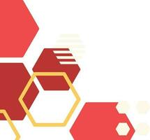 abstract hexagon background vector