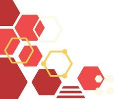 abstract hexagon background vector