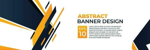 resumen bandera vector, moderno antecedentes horizontal con dinámica amarillo forma color para tecnología y Deportes tema vector