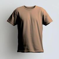 isolated t shirt model front view AI Generative photo