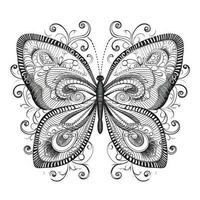boho mariposa colorante paginas foto