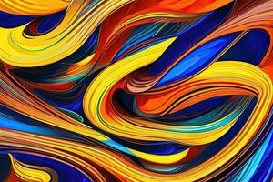 Abstract background with vibrant, swirling colors photo