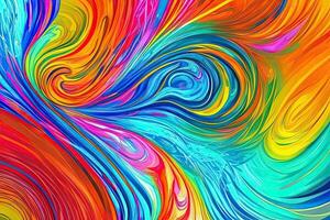 Abstract background with vibrant, swirling colors photo