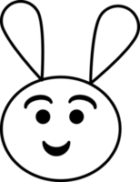 élément mignonne lapin png