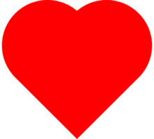 ícone de coração vermelho png