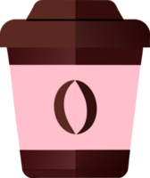 Coffee cup icon. AI Generated png