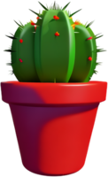 cactus in pot. ai gegenereerd png