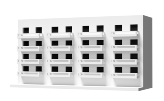 3d condominium, appartement bâtiment icône isolé. 3d rendre illustration png