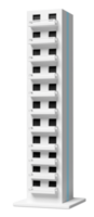 skyscraper building icon isolated. 3d render illustration png