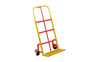 3d faible poly chariot icône png