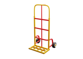 3d laag poly trolley icoon png