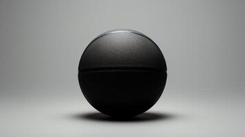 a ball is shown on a white surface AI Generative photo