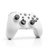 Gamepad on white background. photo