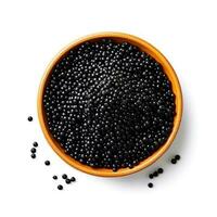 negro caviar. generativo ai foto