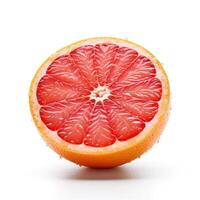 Grapefruit on white background. photo