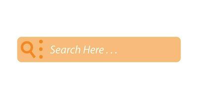 PrSearch Bar for UI, design, and website. Search Address and navigation bar icon. Templates for websites and Applications vector