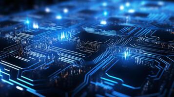 abstraction ai tech background information photo
