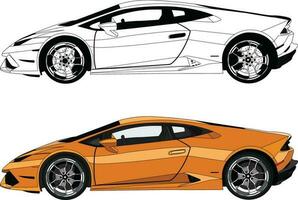 car vector line art and illustration