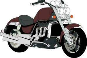 motorcycle vector and illustration