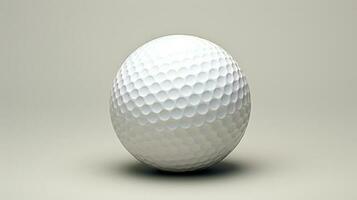 a ball is shown on a white surface AI Generative photo