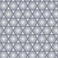 abstract blue circle geometric pattern art vector