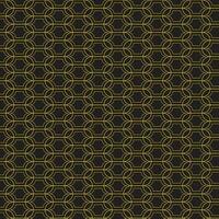 abstract geometric yellow repeat pattern with black background. vector