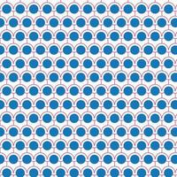 abstract geometric blue circle repeat pattern. vector