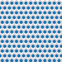 abstract geometric blue circle repeat pattern. vector