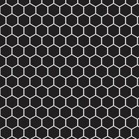abstract geometric black honeycomb pattern vector